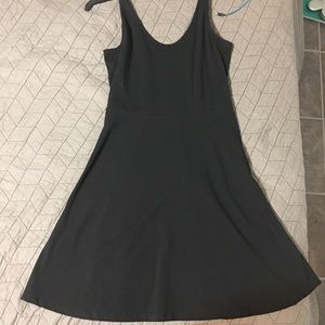 Black Sleeveless Skater Dress
